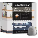 Cafea Macchiato, 80 capsule compatibile Nespresso, La Capsuleria