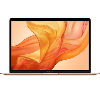 Laptop Apple MacBook Air 13 2020 Retina 13.3 inch Intel Dual Core i3 1.1GHz 8GB DDR4 256GB SSD Intel Iris Plus Graphics Gold, APPLE
