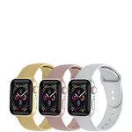 Ceasuri Barbati POSH TECH Silicone Bands for Apple Watch - Set of 2 - 38mm40mm Red-Navy