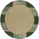 Covor Modern & Geometric Royal Ganges, Verde, 150x150 cm