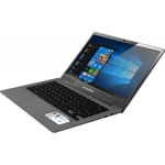 Laptop ultraportabil Allview Allbook M cu procesor Intel® Celeron® N3350 pana la 2.40 GHz, 13.3", Full HD, IPS, 4GB, 64GB eMMC, Intel® HD Graphics, Microsoft Windows 10, Grey
