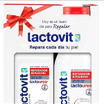 Set Cadou Gel de Dus Lactovit Lactourea, 600 ml + Lapte de Corp Lactovit, 400 ml, LACTOVIT