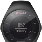 Ceas smartwatch Polar M200, HR, Medium/Large, Black