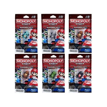 Set 6 mini figurine Super Mario Monopoly