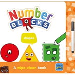 Carticica Scriu si sterg Numberblocks - Forme geometrice, Numberblocks