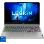 Laptop Lenovo Gaming 15.6'' Legion 5 15IAH7H, FHD IPS 144Hz, Procesor Intel Core i7-12700H, 16GB DDR5, 512GB SSD, GeForce RTX 3060 6GB, No OS, Cloud Grey