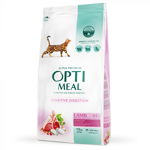 Hrana uscata pentru pisici cu digestie sensibila,cu miel,superpremium,Optimeal,10 kg