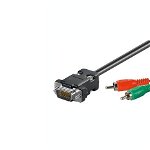 Cablu VGA tata - 3x RCA , 1.5 m - electroAZ, RECYCLED PIXEL