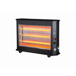 Radiator electric Zilan ZLN6821 Negru, putere 2000W, 3 rezistente, termostat ajustabil, 