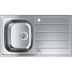 Chiuveta inox Grohe K200 86x50.1 cm 1 cuva cu picurator