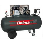 Compresor profesional BALMA NS19S-270-CT4, 3 kW, 380V, 10 bar, 2 pistoane, aer aspirat 486 l/min, aer refulat 336 l/min, butelie 270 L