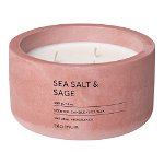 Lumânare parfumată din ceară de soia timp de ardere 25 h Fraga: Sea Salt and Sage – Blomus, Blomus