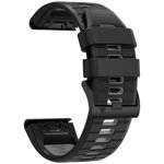 Curea plastic Tech-Protect Icon Pro compatibila cu Garmin Fenix 5/6/6 Pro/7 Black/Grey
