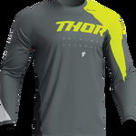 Tricou Motocross/enduro Thor Sector Edge, Culoare Gri/verde, Marime M, Thor