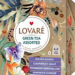 Set ceai: 4 arome x 8 pliculete: Green Tea Assorted, -