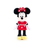 Jucarie Disney de Plus Minnie Mouse cu Rochita Rosie, 35 cm, PDP Disney