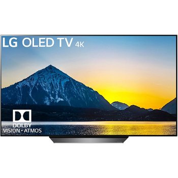 Televizor OLED 4K LG OLED65B8PLA, Smart TV, Wi-Fi, 4K Cinema HDR, Dolby Atmos®, Contrast infinit, 164 cm, Negru