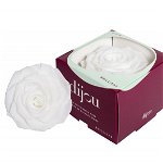Trandafir ALB Natural Criogenat Premium cu diametru 10cm + cutie cadou, 