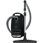 Miele Aspirator cu sac Miele Complete C3 Parquet Power Line SGSF5, 890 W, 4.5 l, 78 dB, perie Parquet Twister, Negru, Miele