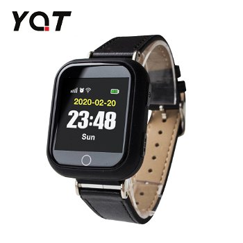Ceas Smartwatch Pentru Adulti / Varstnici YQT Q60 cu Functie Telefon Localizare GPS Monitorizare ritm cardiac Negru yqt-q60-negru