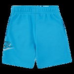 Nike, Pantaloni scurti din amestec de bumbac cu imprimeu logo, Albastru deschis, 98-104 CM