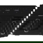 ZELMER Friteuza cu aer cald multifuctionala Zelmer Dual ZAF9000 , 2700W , capacitate 9 l, 8 programe de gatire, timer 60 min, Negru, ZELMER