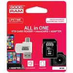 Card de memorie Goodram Micro SDHC Class 10 32 GB UHS-I + Adaptor SD si Card Reader Micro-USB