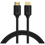 Cablu HDMI 2.0, Baseus CAKGQ-A01, 4K 60Hz, 3D, HDR, 18 Gbps, 2 m, Negru