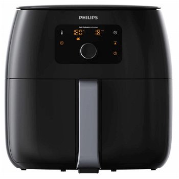 Friteuza fara ulei Philips Airfryer XXL HD9650/90, Tehnologie Twin TurboStar, Capacitate 7.3 L, Display digital (Negru), Philips
