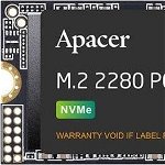 Dysk SSD Apacer Dysk SSD Apacer AS2280Q4L 2TB M.2 PCIe Gen4x4 2280 (3600/2800 MB/s) 3D NAND, Apacer