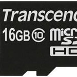 Micro SDHC Premium 16GB Clasa 10, Transcend
