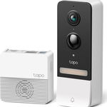 Sonerie video inteligenta TP-Link Tapo D230S1, 2K 5mp, Night Vision color, 160  , baterie pana la 180 zile, two-way audio, IP64