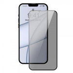 Set 2 x Folie Sticla Securizata Baseus Anti Spy Full Cover Compatibila Cu iPhone 13 / 13 Pro, Privacy - SGQP010701, Baseus