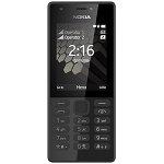 Telefon mobil Nokia 216, 2G, 24MB, 16 MB RAM, Dual-SIM, Negru