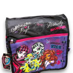 Geanta de umar cu 2 fermoare Monster High 30cm engros, 