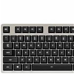 Tastatura mecanica pentru gaming logitech g413 silver - us intl - usb - intnl - led alb - 920-008476