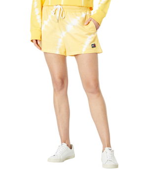 Imbracaminte Femei Tommy Jeans Tie-Dye Badge Pullover Yellow Lotus, Tommy Jeans