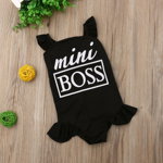 Costum de baie Mini Boss, drool, negru , 5-6 ani