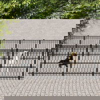 Gossi padoc pentru caini de exterior, 18,82 m2, otel, Gossi