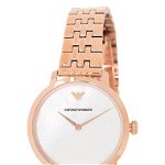 Ceasuri Femei Emporio Armani Womens Two-Hand Rose Gold-Tone Stainless Steel Watch 32mm Rose Gold