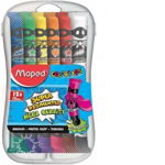 Tempera pe baza de apa, 12 culori/set, tub 12 ml, cutie plastic, Maped, 