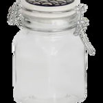 RAKI TOP Recipient sticla cu capac alb cu filet, pentru depozitare, 1,9l, D11xh29cm, Raki