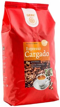 Cafea boabe expresso Cargado, 1000 g Gepa