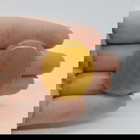 Cabochon aragonit galben 37x31x7mm c16, StoneMania Bijou