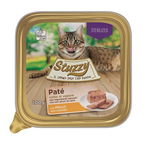 STUZZY Cat Pate pisica sterilizata, cu pui 100 g, STUZZY