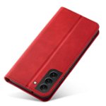 Husa Magnet Fancy Stand compatibila cu Samsung Galaxy S23 Ultra Red, OEM
