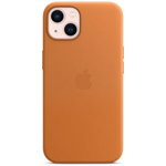 Carcasa Leather Case cu MagSafe pentru Apple iPhone 13, MM103ZM/A, Golden Brown