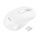 Mouse Fara Fir 2.4G, 1200 DPI Hoco Platinum (GM14) Alb