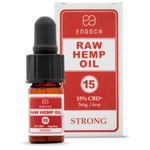 Raw Hemp Oil 15% , 2 ml 300 mg CBD +CBDa, Endoca