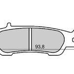 Placute Frana Yamaha Yz 125 Fata, RMS